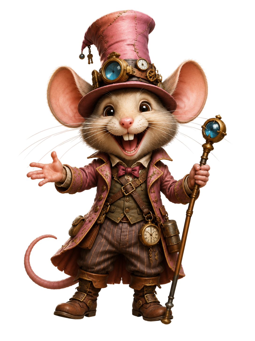 Steampunk-Maus aus dem Drachenfunken-Game
