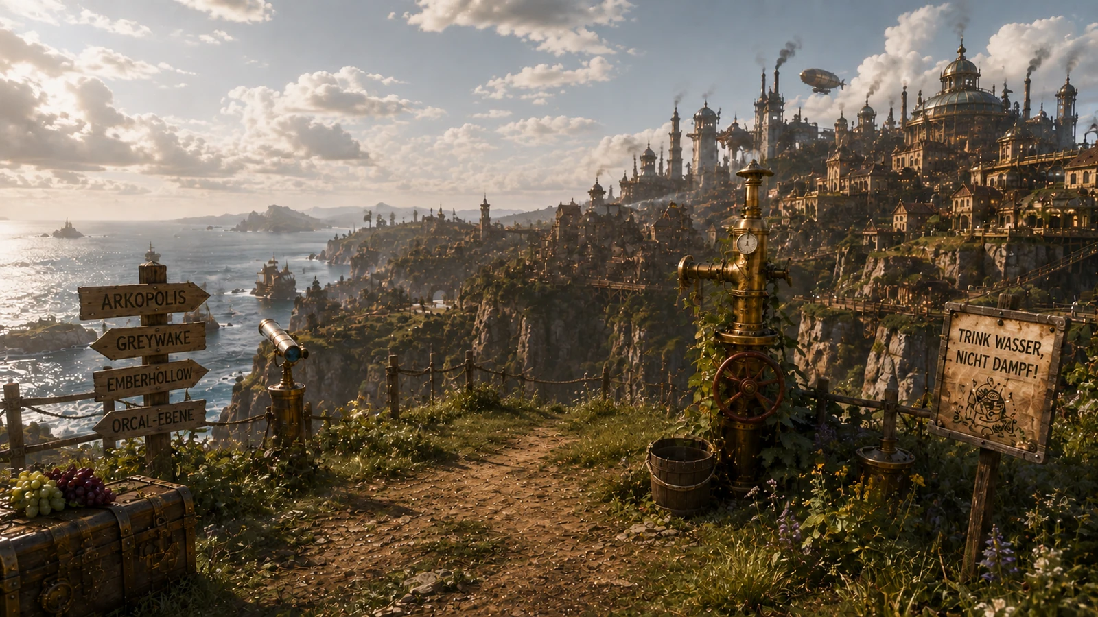 Küstenlandschaft bei Arkopolis