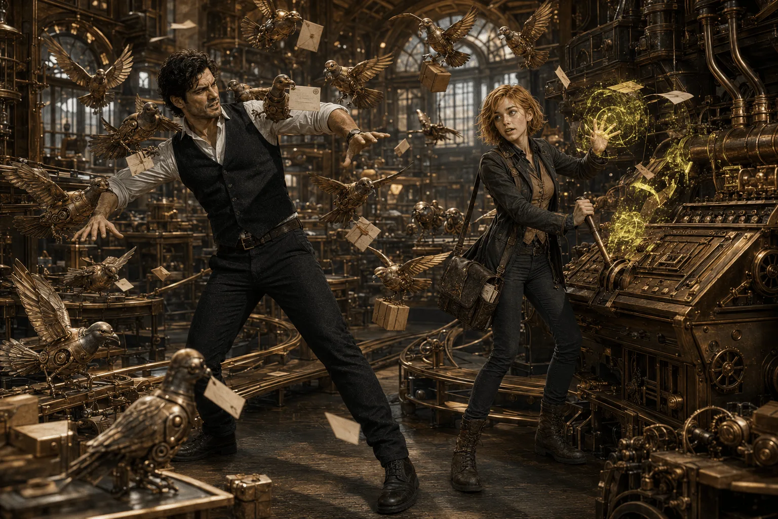Rowan und die hundert Messingtauben