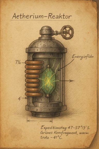 Gideons Tagebuchseite zum Energiefunken